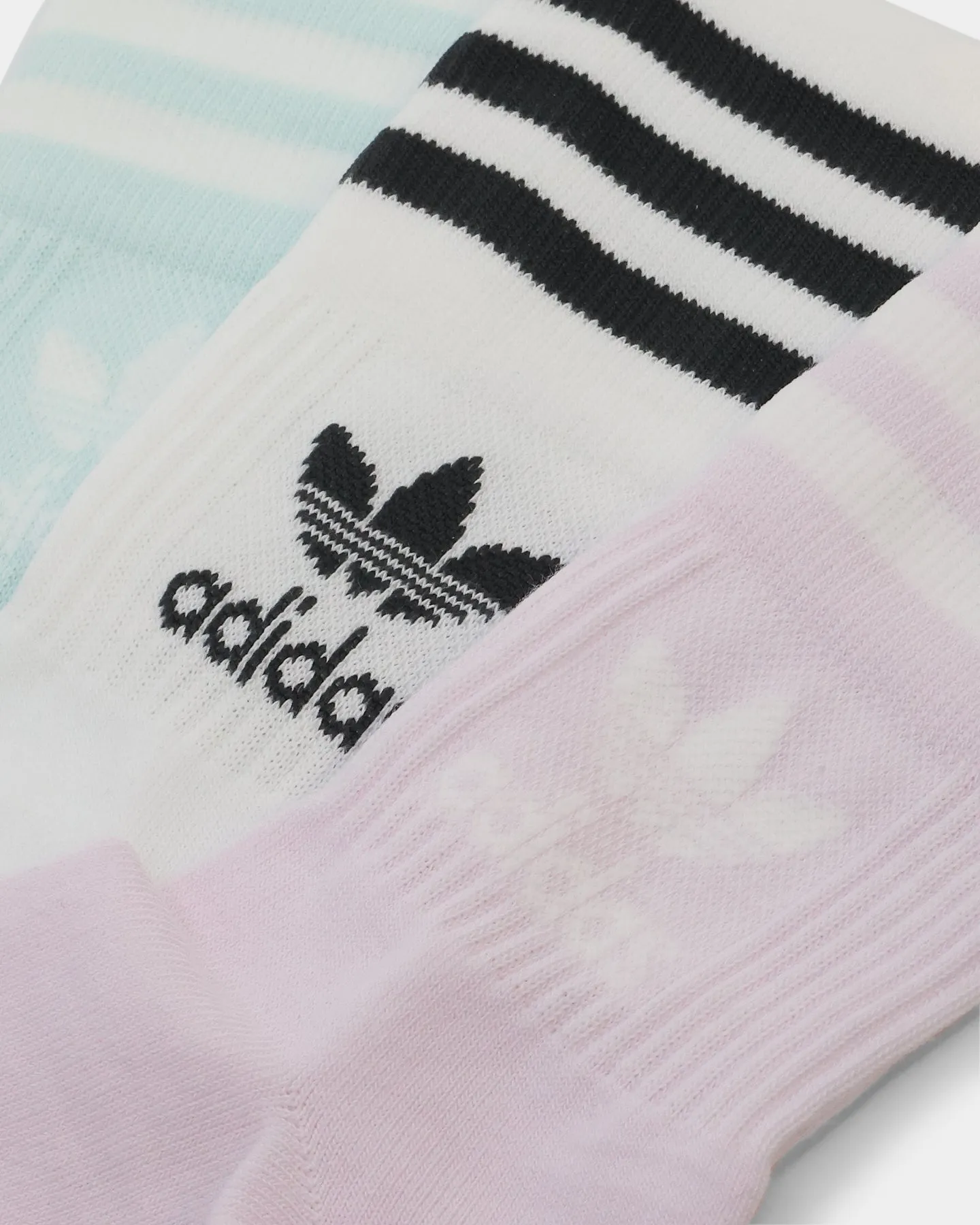 Adidas Women's Crew Sock 3 Pack Pink/White