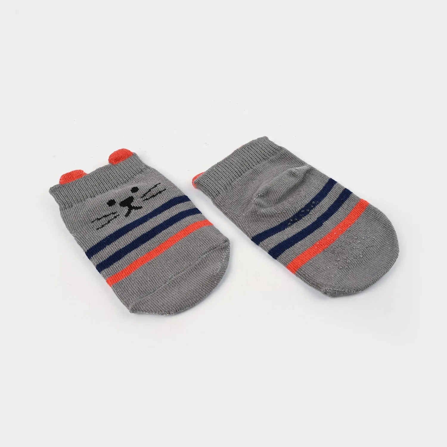 Boys Socks Anti Slip Grey | 12M 