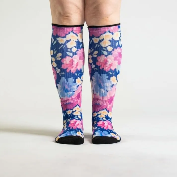 Floral Compression Socks