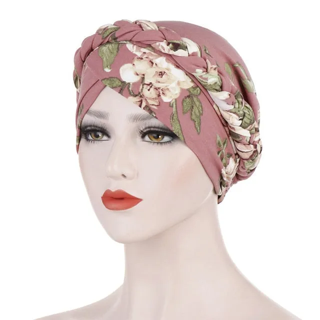 Floral Cotton Turban