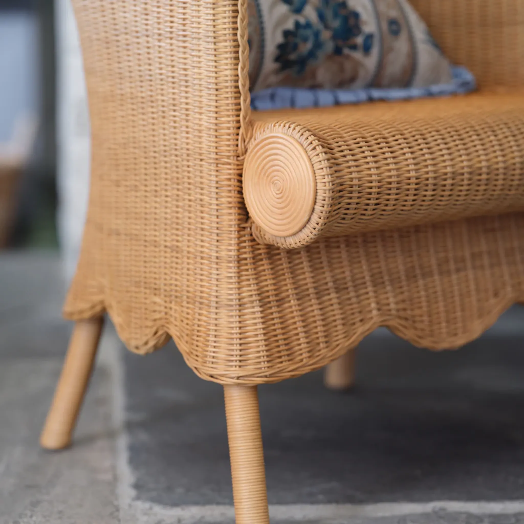 Laurel Rattan Armchair