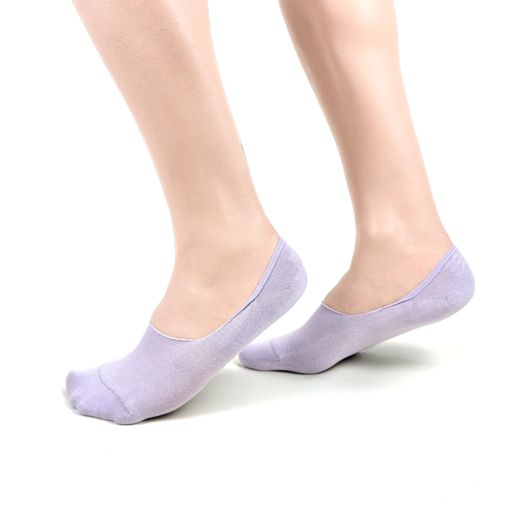 Lavender Bamboo No-Show Socks | Seamless and comfortable