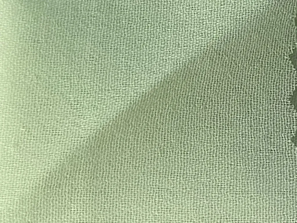 Light Green Plain 60 Grams Georgette Fabric (Wholesale)