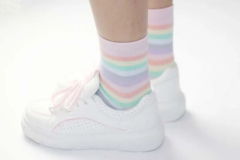 Milky Rainbow Socks