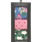 Painterly Floral Set of 3 Boxed Socks