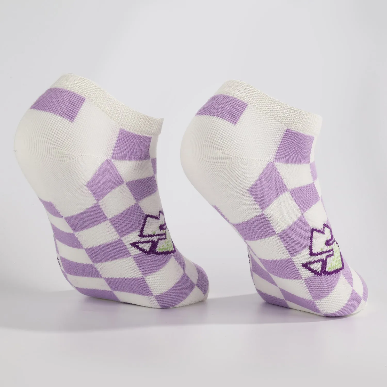 Pastel Check Socks