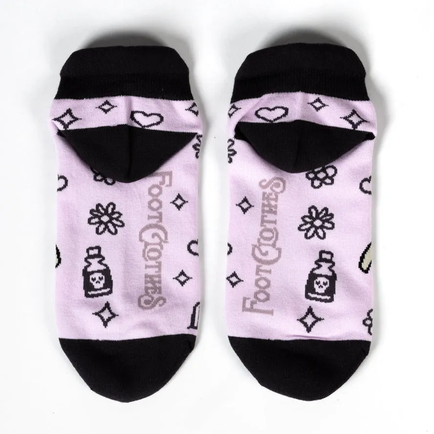 PASTEL GOTH REAPER ANKLE SOCKS BY FOOTCLOTHES