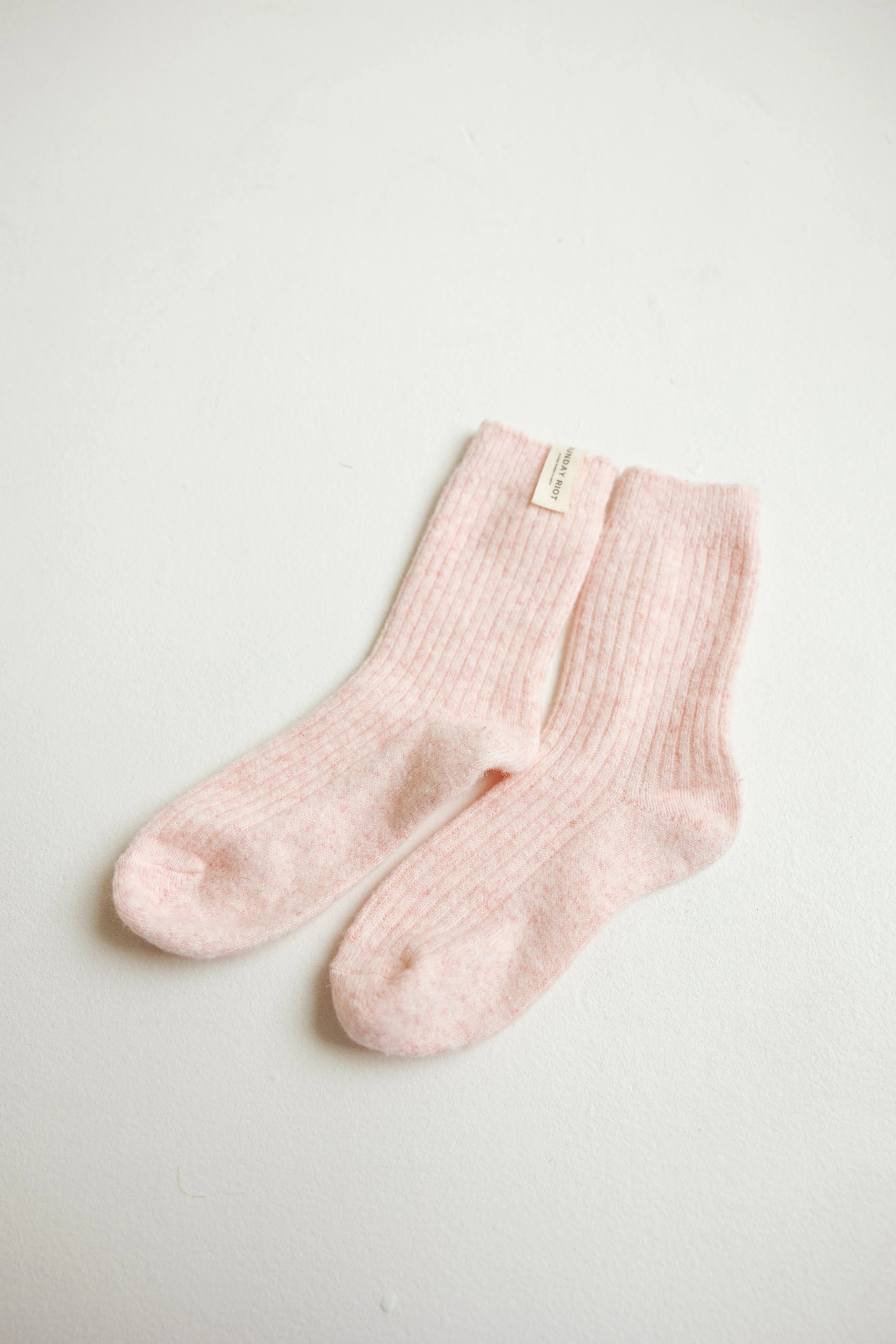 Riot Pastel Club Socks in- Strawberry Milkshake