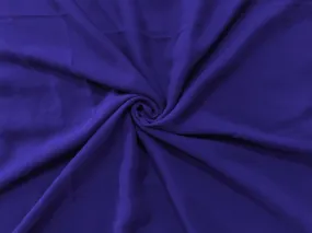 Royal Blue Plain Georgette Fabric