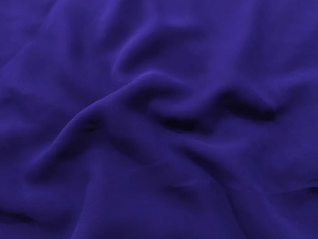 Royal Blue Plain Georgette Fabric