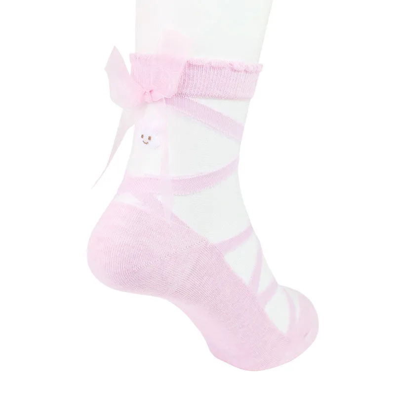 Sanrio Wish Me Mell ballerina sheer socks