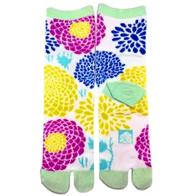 Tabi Socks Atsumekiku Pastel Green