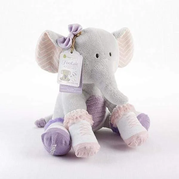 Tootsie in Footsies Plush Plus Elephant and Socks for Baby