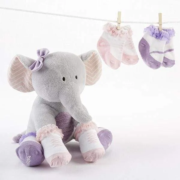 Tootsie in Footsies Plush Plus Elephant and Socks for Baby